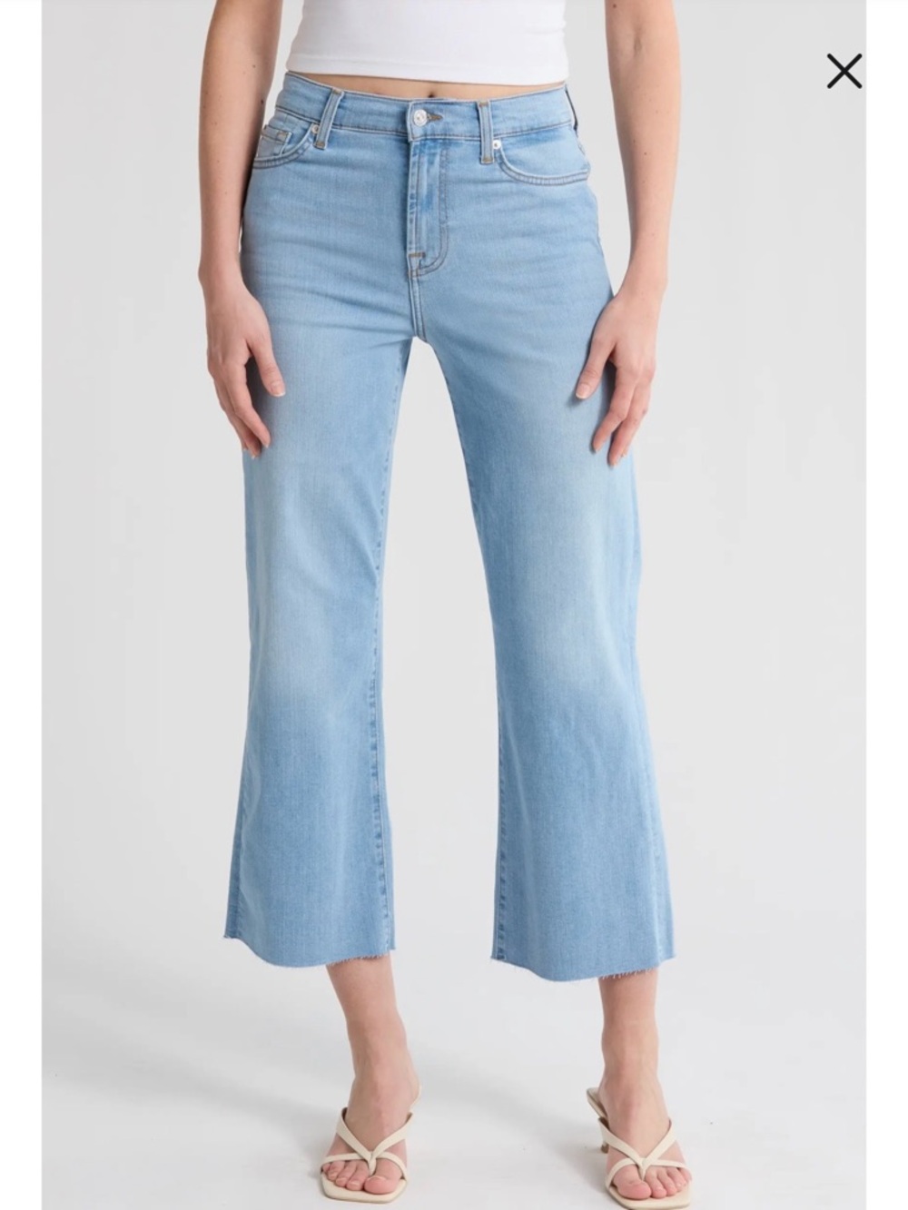 7 For All Mankind Alexa Cropped Jeans